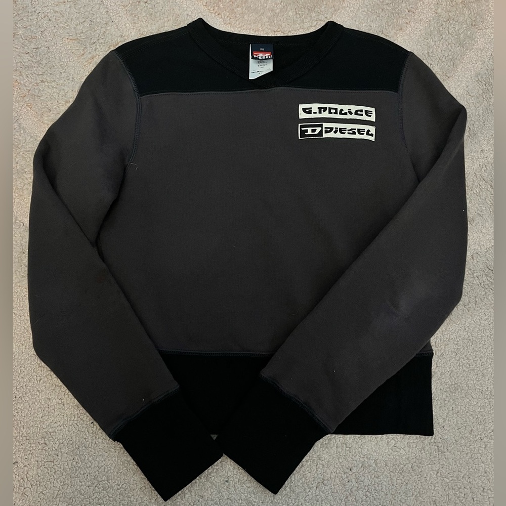 Diesel Cropped Sweatshirt